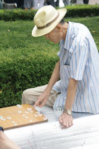 Joueur d'échecs.