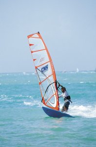 <p>Planche à voile à Cabarete.</p>