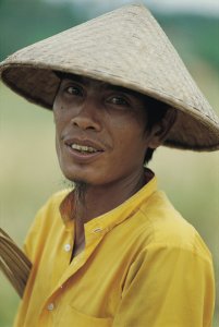 <p>Jeune paysan de Bali.</p>