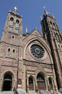 <p>Eglise Unie St. James, sur la rue Saint-Catherine Ouest.</p>