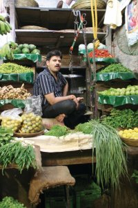 <p>Crawford Market (Mahatma Jyotiba Phule Mandai) et ses superbes étalages de fruits et légumes.</p>