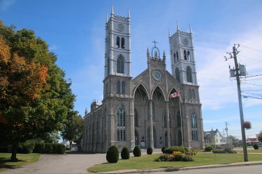 L'église catholique de Sainte-Anne-De-La-Pérade. - artiste9999