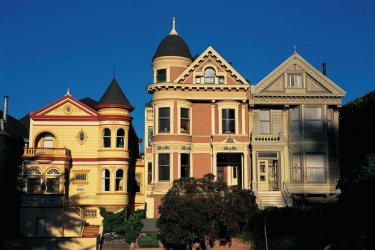 Maisons victoriennes de San Francisco. - Tom Pepeira - Iconotec