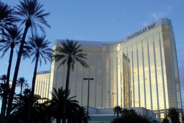 La façade dorée du Mandalay Bay. - Romain THOMASSIN