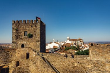 Monsaraz depuis la forteresse. - Bureau de Promotion Touristique de l'Alentejo