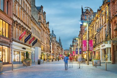 Buchanan Street, centre de Glasgow. - benedek - iStockphoto.com