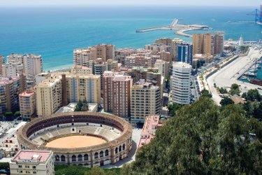 Vue aérienne de Malaga. - Mtrommer - iStockphoto