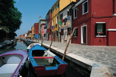 Façades colorées de Murano. - Arthur LEROY - Iconotec