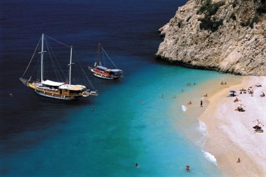 Plage de Kaputaş. - Author's Image