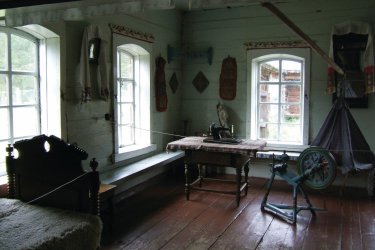 Musée ethnographique, maison en bois typique de Sibérie - Stéphan SZEREMETA