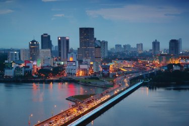 La ville de Johor Bahru. - kokkai