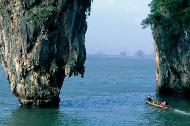 Baie de Phang Nga, île de Ko Tapu. - Eric Martin - Iconotec