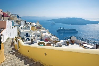 Île de Santorin. - S1murg - iStockphoto