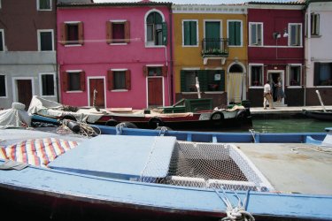 Façades colorées de Murano. - Arthur LEROY - Iconotec