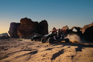 Sortie buggy dans les alentours d'AlUla. Saudi Tourism Authority