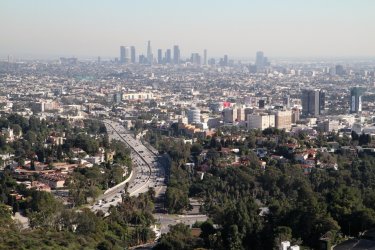 Vue panoramique sur Los Angeles. - Stéphan SZEREMETA