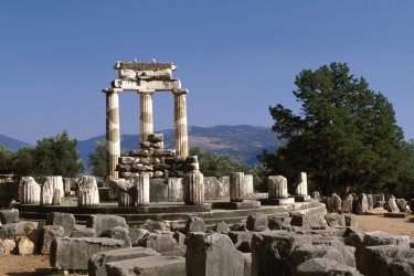 La Tholos du site archéologique de Delphes. - Author's Image