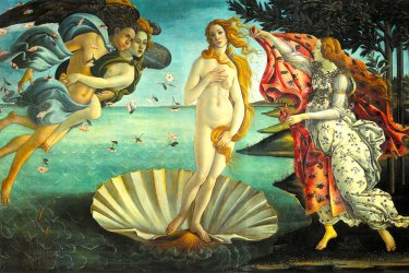 La Naissance de Venus de Botticelli Wikimedia Commons