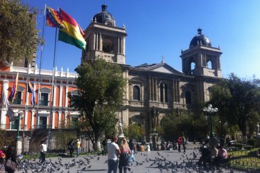 La cathédrale de La Paz. - Abdesslam BENZITOUNI