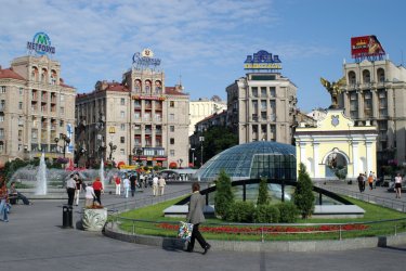 Place de l'Indépendance (Maidan Nezalezhnosti). - Stéphan SZEREMETA