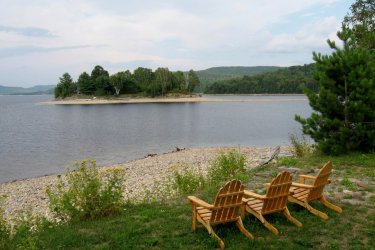 Le réservoir Kiamika dans les Hautes-Laurentides. Valérie FORTIER
