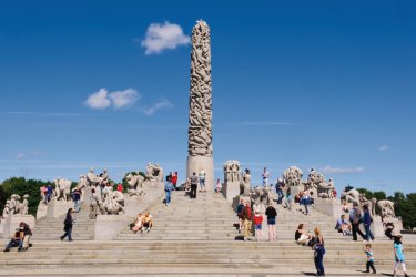 La colonne Monolith du Parc Vigeland. - Serge OLLIVIER - Author's Image
