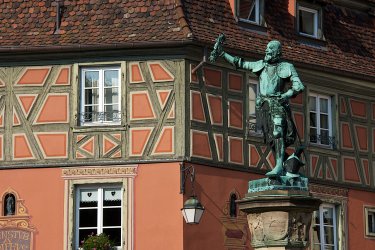 Lazare de Schwendi, par Auguste Bartholdi à Colmar. Oliverouge 3 - Shutterstock.com