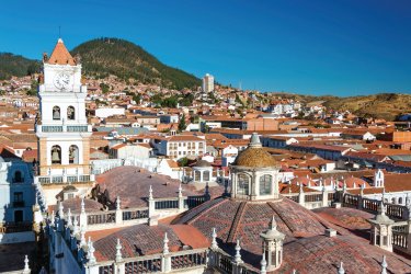 Vue de Sucre depuis le convent San Felipe, Sucre. - DC_Colombia - iStockphoto
