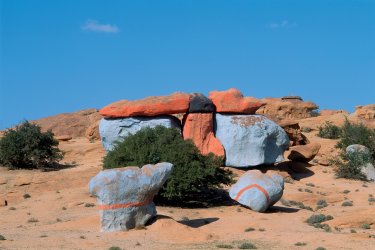 Les rochers peints d'Agrd Odad. - Author's Image