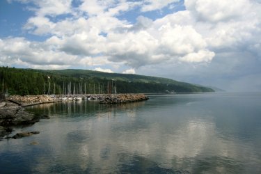 Marina de Cap-à-l'Aigle (La Malbaie) dans Charlevoix. - Valérie FORTIER