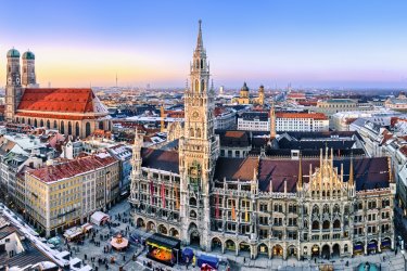 Hôtel de ville de Munich. - Mapics