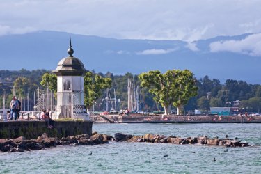 Le phare d'Eaux-Vives. Gwengoat - iStockphoto.com