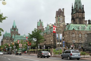 La rue Wellington longe la colline du Parlement. - Stéphan SZEREMETA