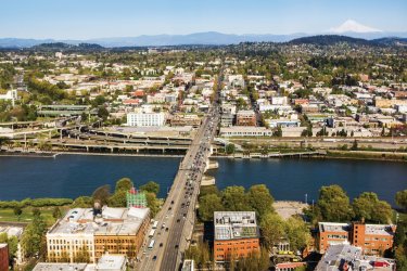 Vue sur Portland. - RyanJLane - iStockphoto