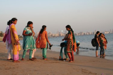 Plage de Chowpatty. - Stéphan SZEREMETA