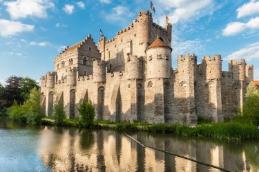 Château des comtes à Gand. - Thomas Dekiere - Shutterstock.com