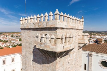 Vue sur Estremoz depuis la forteresse. - Bureau de Promotion Touristique de l'Alentejo
