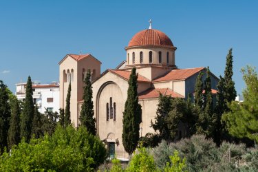 Eglise d'Agia Triada, cimetière de Kerameikos. - Sentemon - shutterstock.com