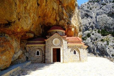 Chapelle Agios Nikolaos dans les gorges Kotsifou. - Pauline BOYER