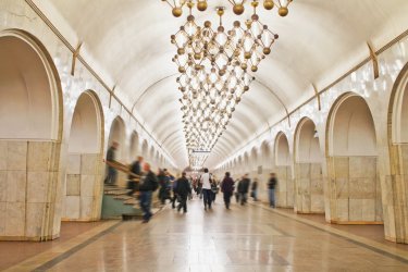 Station de métro moscovite. - Vereshchagin Dmitry / Shutterstock.com