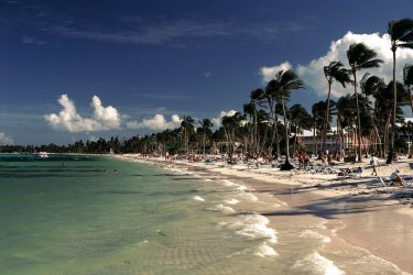 Playa Bavaro, longue plage bordée de cocotiers. Author's Image