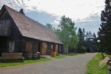 Poste de traite au Vieux-Poste de Sept-Îles. - Valérie FORTIER