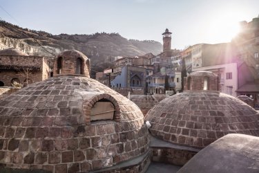 Bains de soufre, ou Bain n°5, dans le quartier d'Abanotubani, une des grandes attractions de Tbilissi ! Sohadiszno