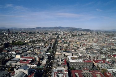 Panorama sur la ville de Mexico. - DR