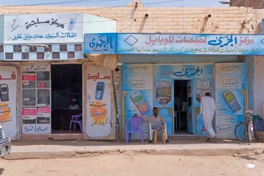Rue commerçante de Shendi. - Tom Pepeira - Iconotec