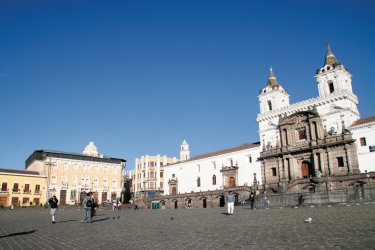Église San Francisco, inmanquable trésor de Quito. - Stéphan SZEREMETA