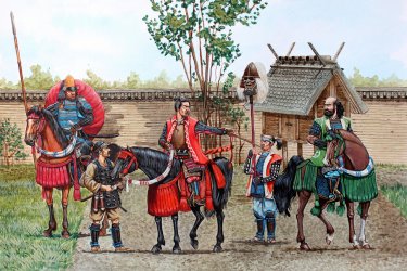 Oda Nobunaga et ses adeptes. - Sammy33 - Shutterstock.com