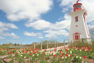 Phare Victoria, sur l'Île du Prince Edouard. - Oliver Childs - iStockphoto