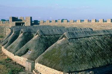 Eketorp, village fortifié de l'âge de fer. - Thierry Lauzun - Iconotec