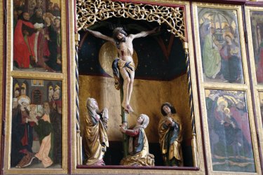 L'autel de l'église de Biertan. - Stéphan SZEREMETA